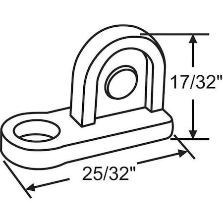 Strybuc Flush Die Cast Clip 90-158